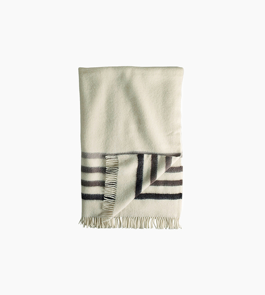 Woolrich hudson s bay capote throw natural