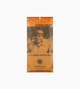 Askinosie chocolate signature bars cortes honduras dark chocolate