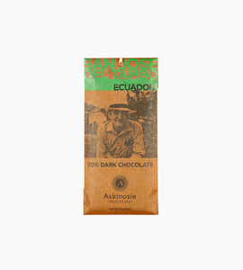 Askinosie chocolate signature bars san jose del tambo ecuador dark chocolate