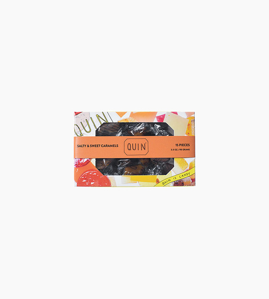 Quin candy salty sweet caramels