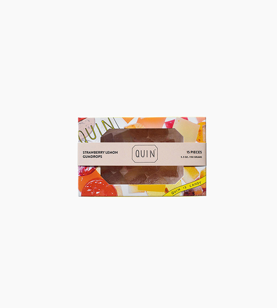 Quin candy strawberry lemon gumdrops